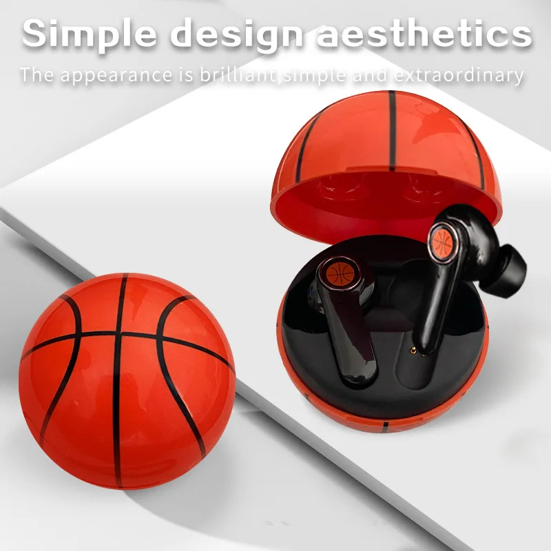 Wireless Bluetooth Kopfhörer TWS Kopfhörer Basketball Sport Ohrhörer Wasserdichte Headset Noise Reduction Mit Mic Für Alle Handys