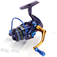 micro object spinning wheel folding handle that can be interchanged left and right long range cast metal wire cup fishing reel