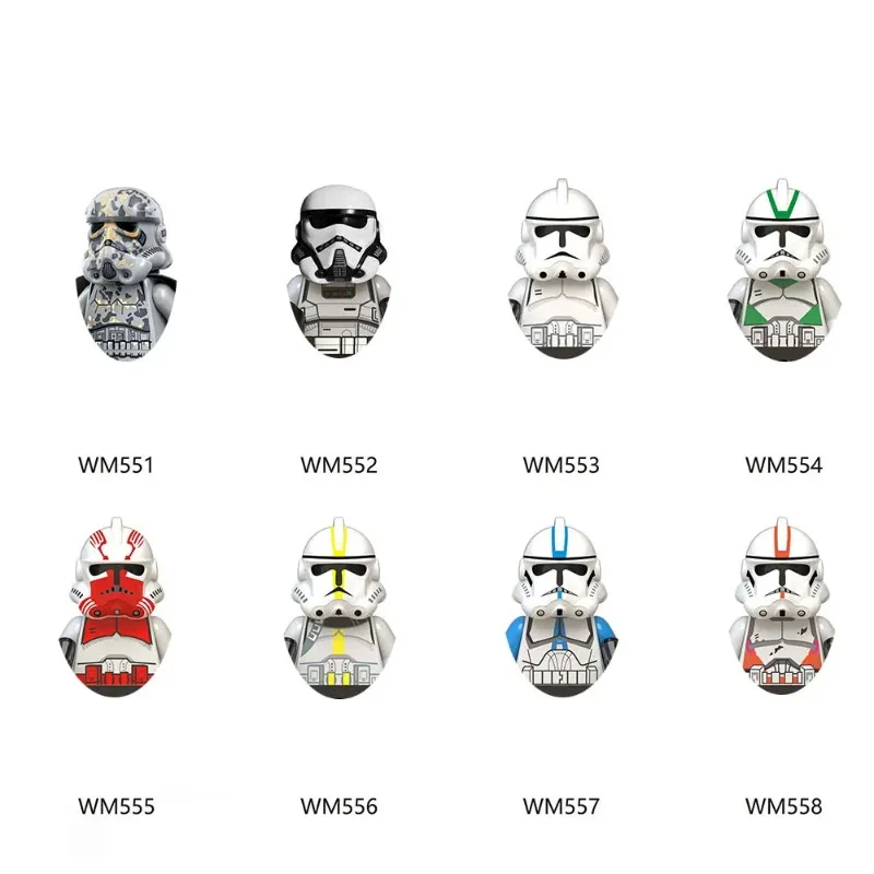 

star warsWM6036 Clone Soldier Mini Robot Figure Building BricksBB8 Small Particle Building Blocks Toys Boy Anime Figure