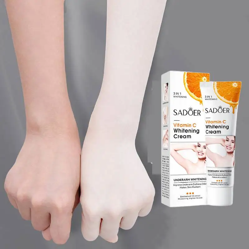 

50g Vitamin C Whitening Cream Underarm Knee Whitening Moisturizing Brightening Body Lotion Creams Body Whitening Cream Body Care