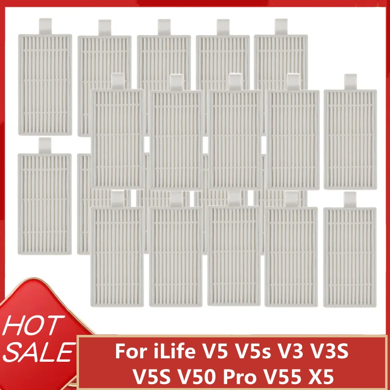 Hepa-фильтр для iLife V5 V5s V3 V3S V5S V50 Pro V55 X5 аксессуары робота-пылесоса запасные части