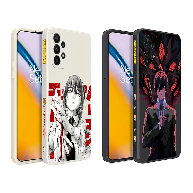 

CHAINSAW MAN Phone Case For Samsung A73 A53 A50 A12 A22 A52 A52S A51 A72 A71 A32 A20 A21S A11 5G Silicone Cover