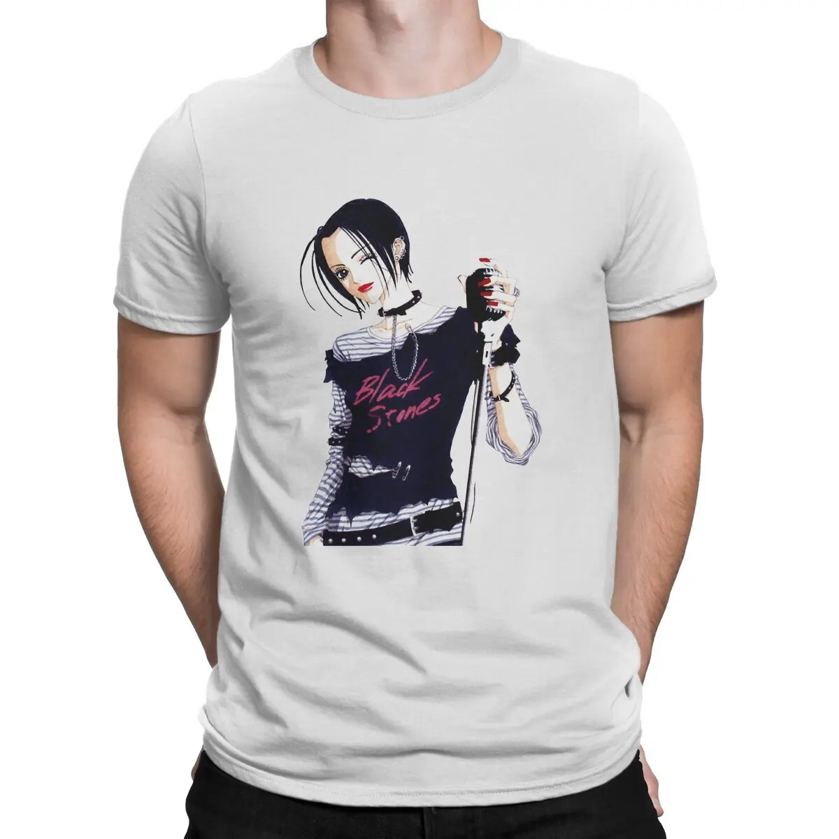 

NANA Osaki love Man's TShirt Ai Yazawa's Girl Comics Crewneck Short Sleeve 100% Cotton T Shirt Humor Top Quality Gift Idea