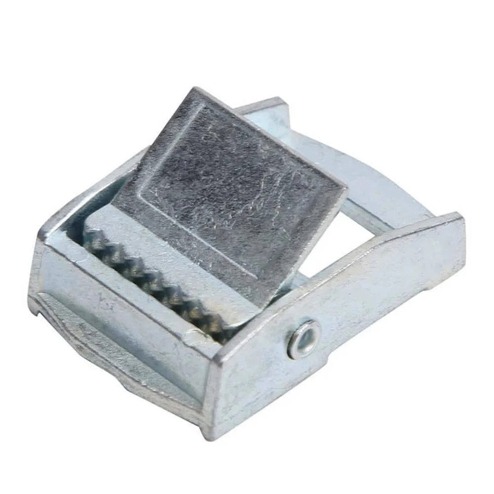 

4Pcs Outdoor Camping Climbing Zinc Alloy Buckles For Heavy Duty Tie‑down Cargoes Strap Fixed Tensioner 25mm For Cases Luggage