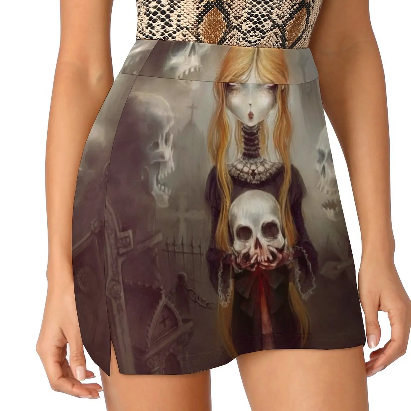 - © Art By Élian Black'Mor Юбки Женская мода 2022 брючная юбка мини-юбки офисная короткая