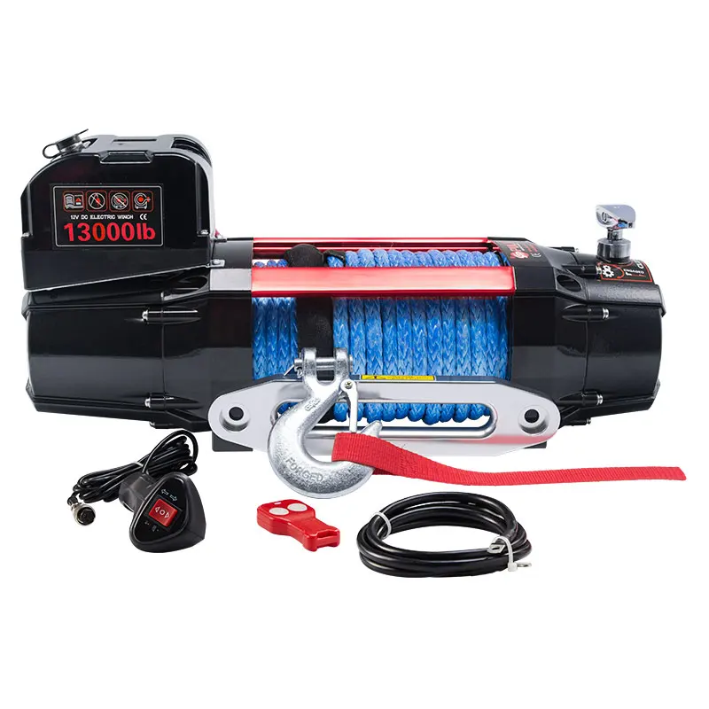 

TOP SALE 4WD 12V/24V FAST SPEED ELECTRIC WINCH 13000LB for JEEP