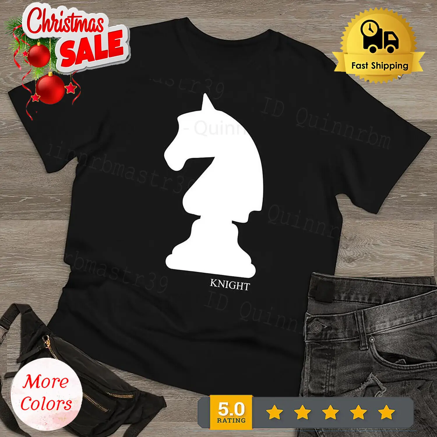 Рыцарь шахматный костюм на Хэллоуин Шахматный клуб шахматная доска футболка для