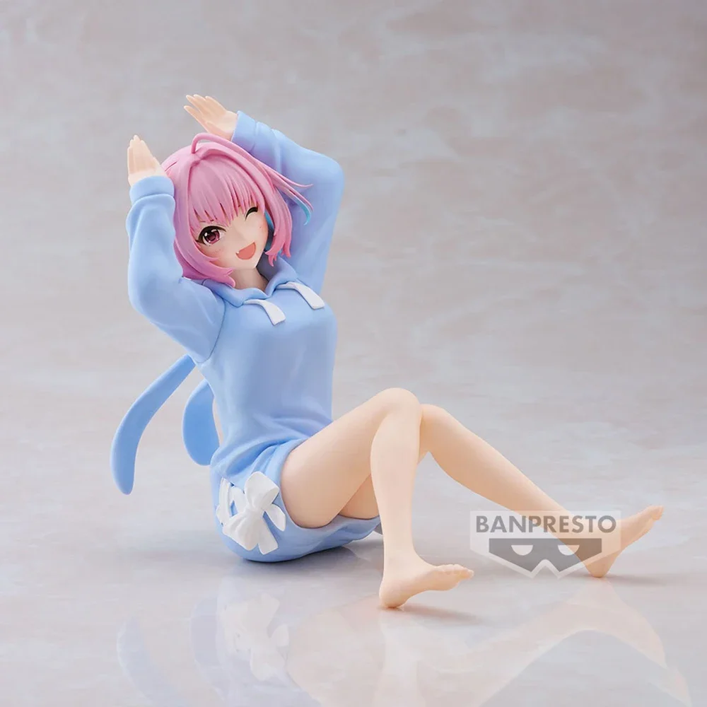 Фото Оригинальная Bandai Relax Time Yumemi Riamu The Idolm@ster Cinderella Girls 10 см Kawaii аниме фигурка модель коллекционные игрушки №3