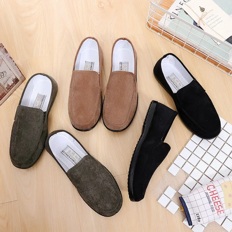 

Man's Loafers Shoes Flats Fabric Slip-ons Men Driving Shoes Fashion New Summer Soft Lightweight Moccasins 2023