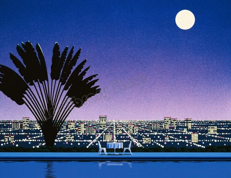 

Настенная картина "Ретро Хироши Nagai Vaporwave"