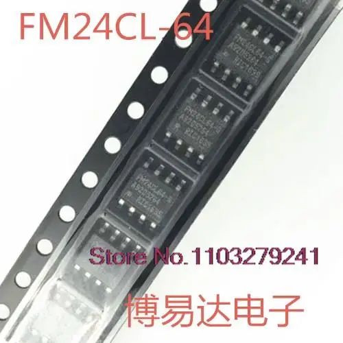

10 шт./партия, флэш-память FM24CL64