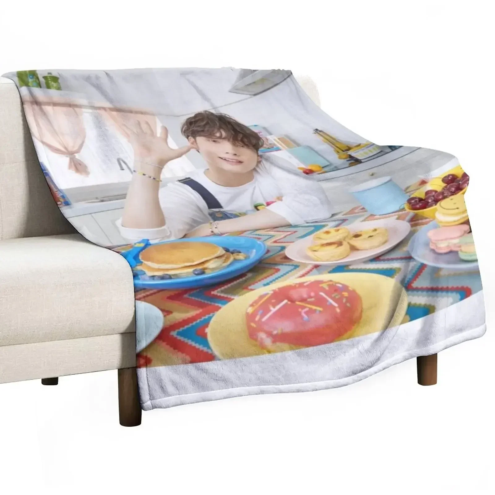 Одеяло TXT Hueningkai фланелевое забавный подарок теплые зимние одеяла на заказ