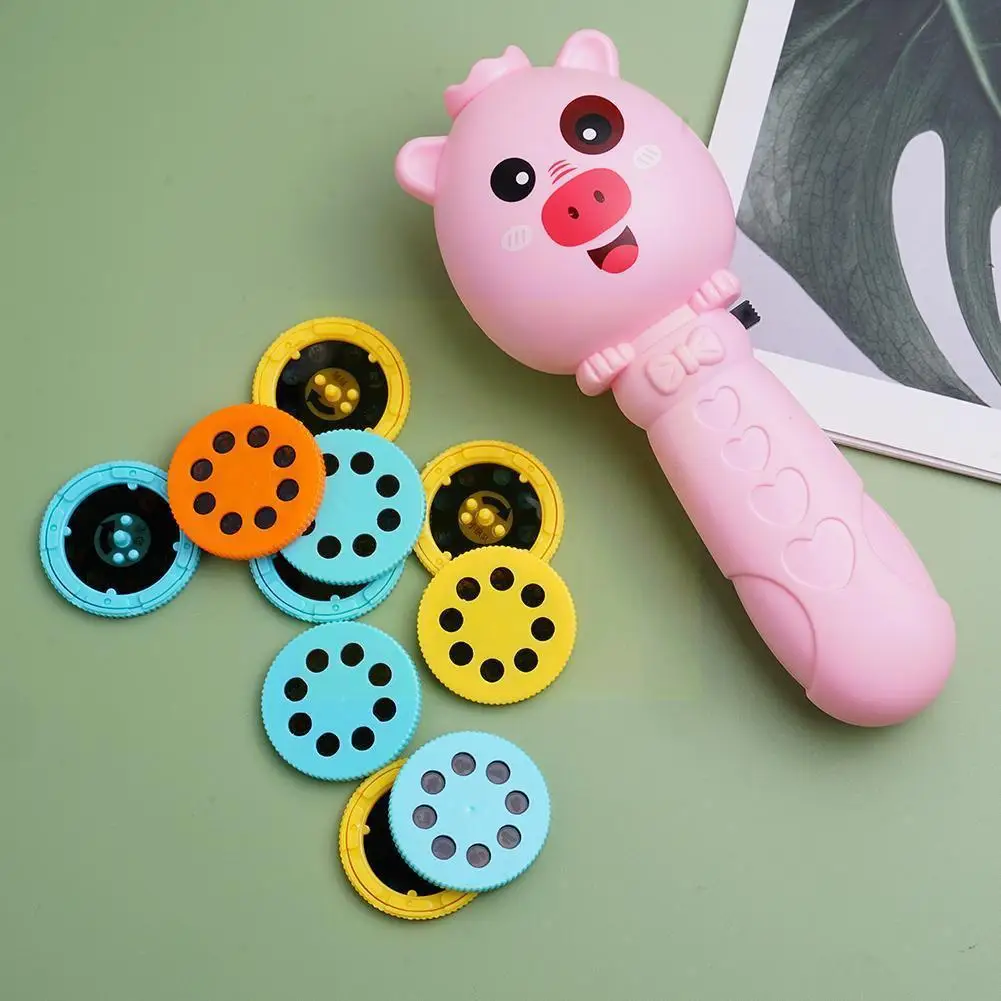 

Забавный проектор-слайдер, фонарик-проексветильник, игрушка-слайд, лампа-вссветильник шка, светящаяся образовательная книга с рассказами, ...