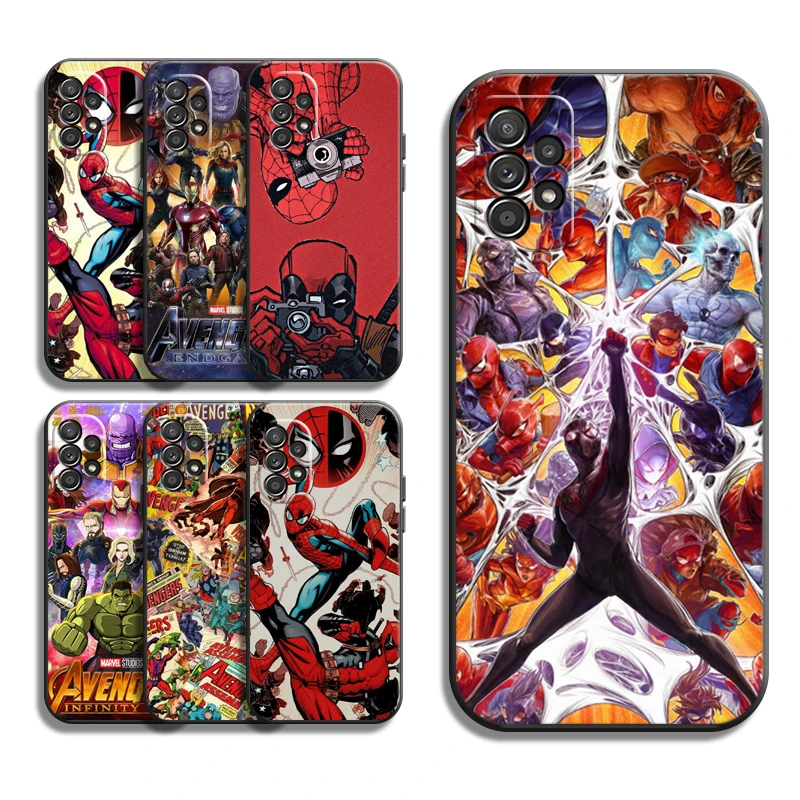 

Marvel Avengers Phone Cases For Samsung Galaxy S22 S20 FE S20 Lite S20 Ultra S21 S21 FE S21 Plus Ultra Cases Coque Carcasa
