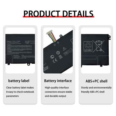 Новый аккумулятор C31N1905 для ASUS VivoBook K533F S433FL S521FA S533F Adolbook adol14z adol14flc ADOL13J S4600F S5600F M4600I M3400QA