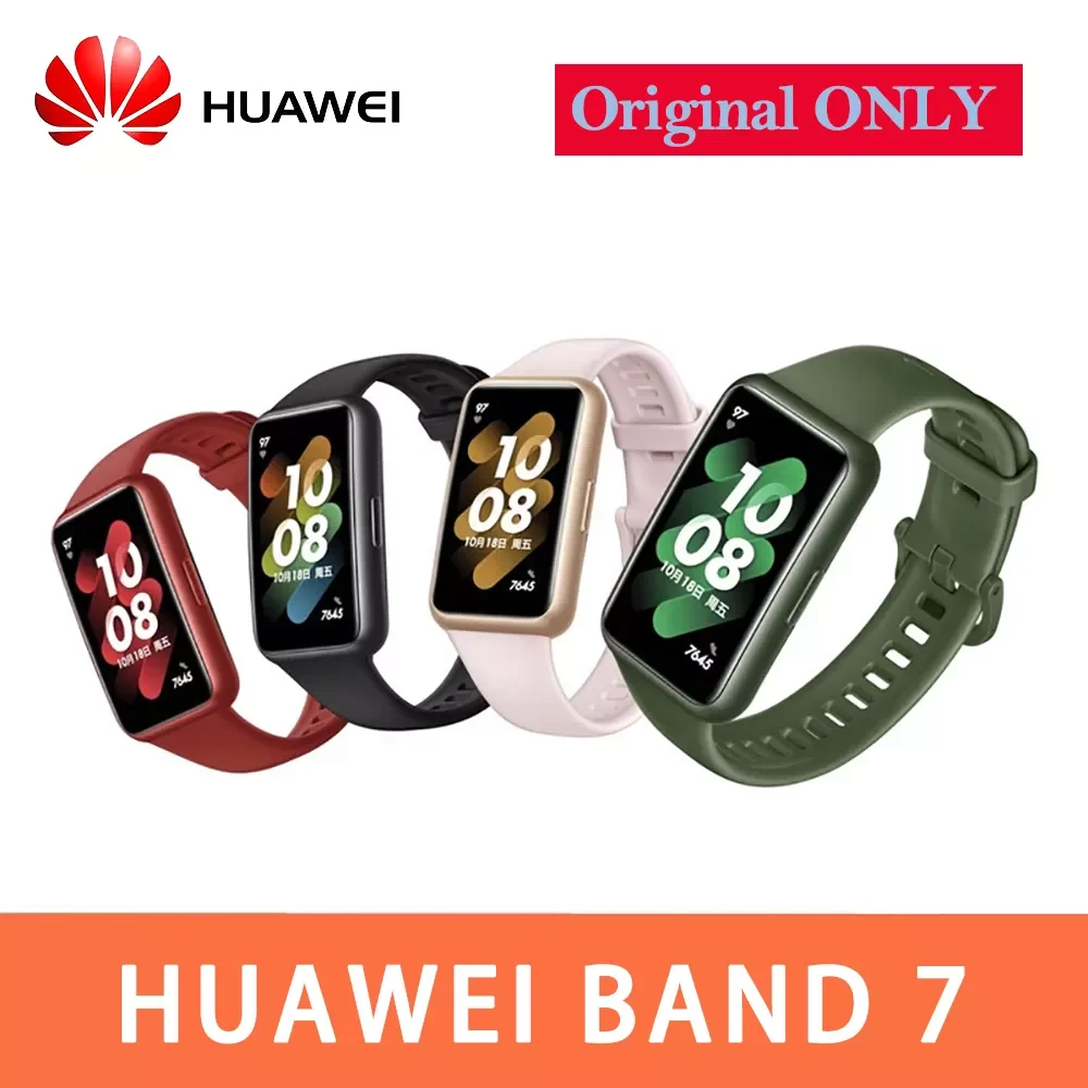 

NEW Original BAND 7 WatchBattery Bracelet Wristband 1.47 FullView Display 2-Week Life Fast Charging Heart Rate Monitoring