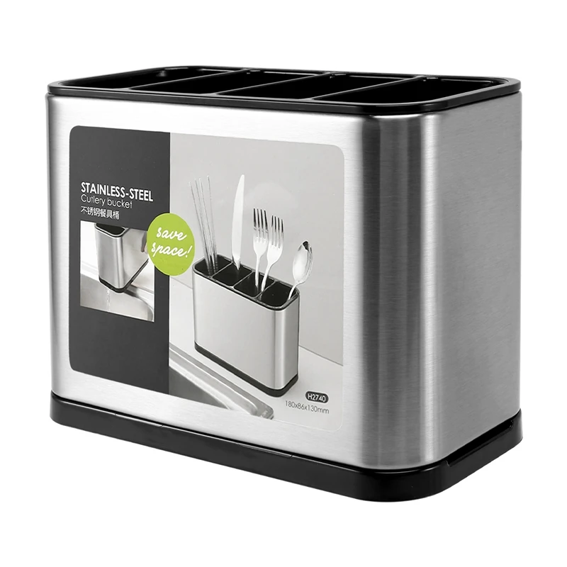 

Кухонный органайзер для столовых приборов, подставка для ножей, пластиковый держатель для стока, кухонное приспособление для готовки