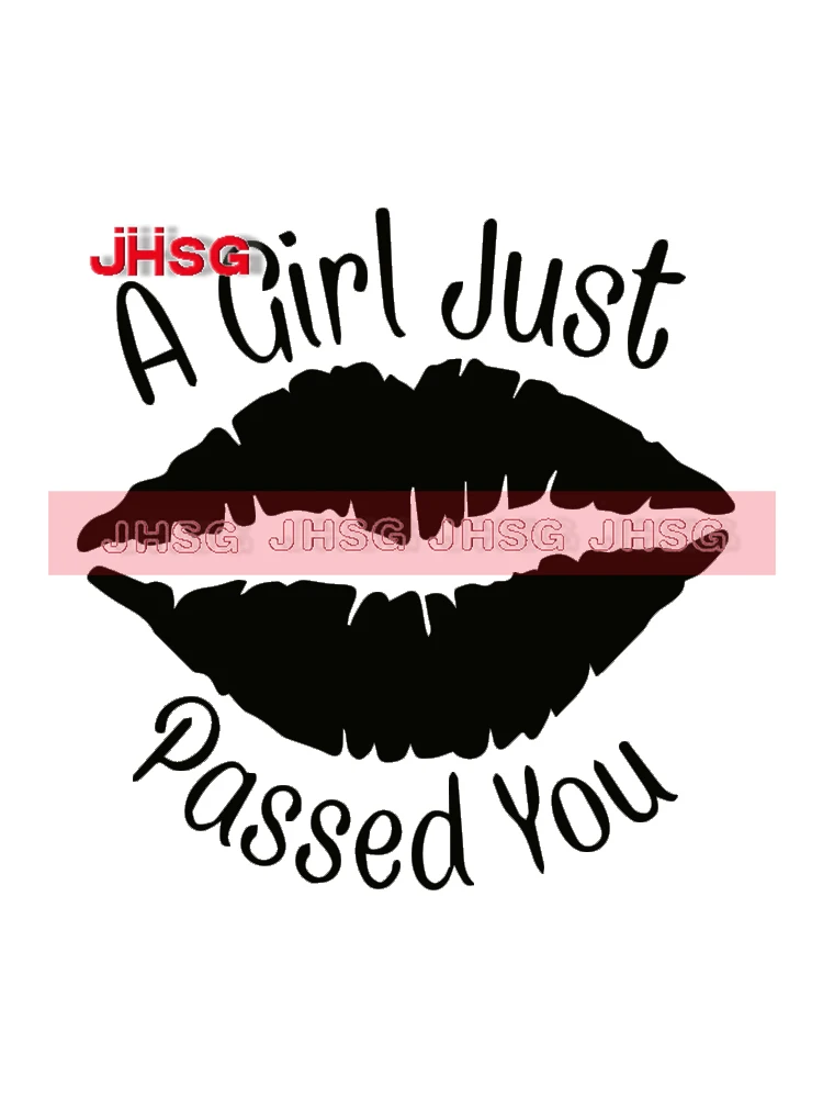 JHSG автомобильные наклейки забавные и милые губы с буквенным украшением подходит