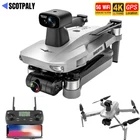 Квадрокоптер KF102 Max с GPS и камерой 8K HD EIS, 2-осевой карданный подвес, профессиональный Квадрокоптер для обхода препятствиями, бесщеточный, Wi-Fi, FPV Дрон