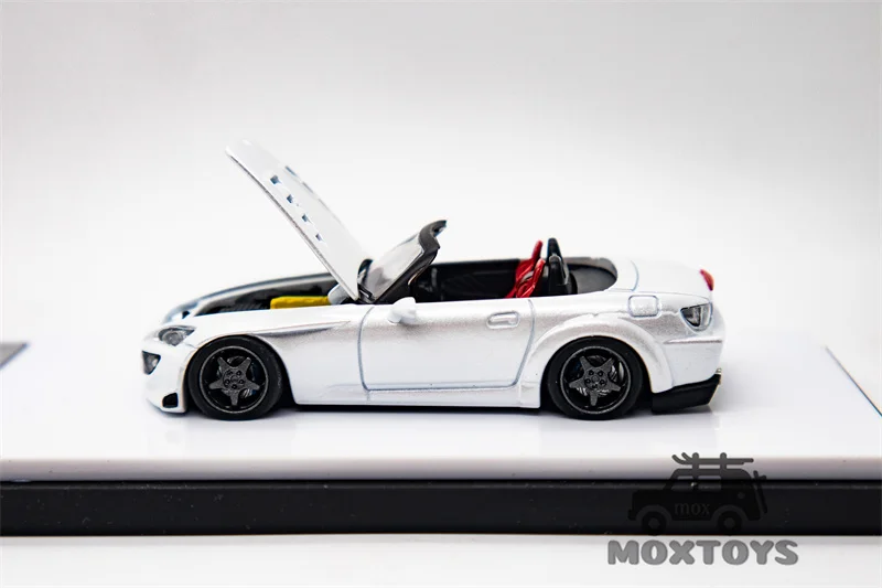 Микро турбо 1:64 ложка Спорт S2000 Grand Prix White limited999 литая модель автомобиля