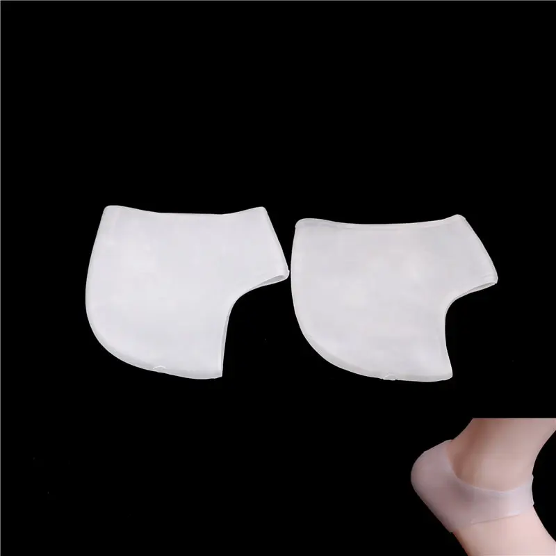 

1 Pair Silicone Foot Chapped Care Gel Heel Socks Foot Care Protector Pedicure Health Massager Hot