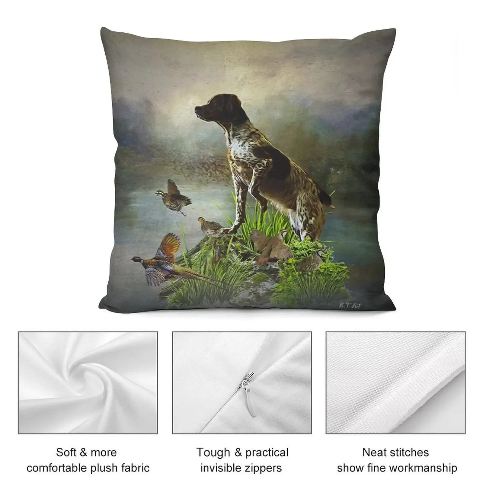 Французская Бретань охотничья птица декоративная подушка чехлы для дивана