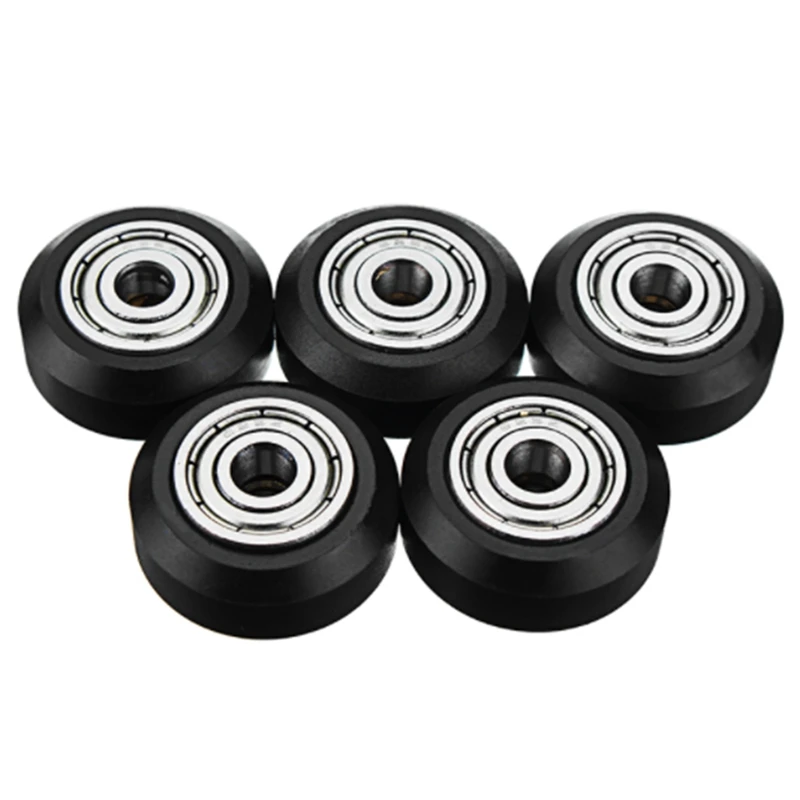 

3D Printer Accessories V-Slot POM Material Large Pulley With Bearing 24Mm 5 Pack