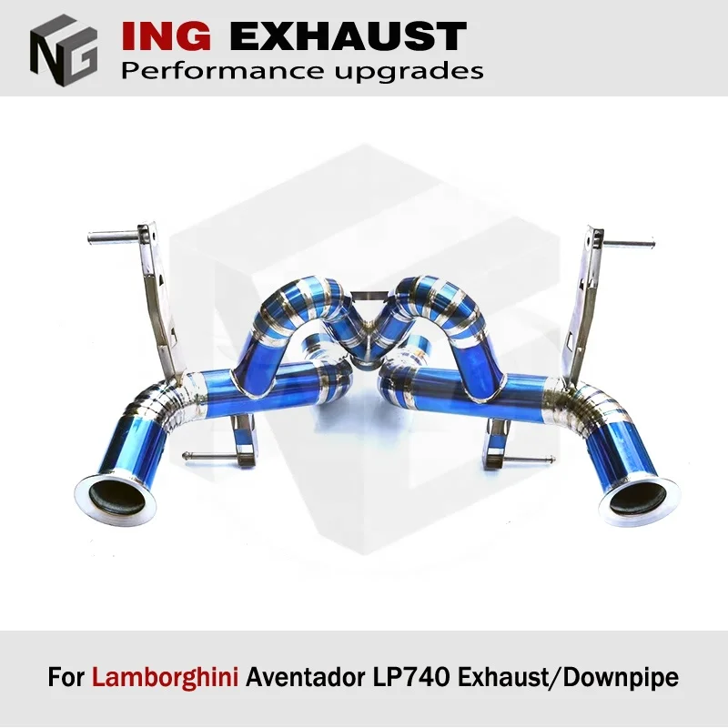 ING Высококачественный глушитель из титанового сплава Catback для Aventador S LP700-4 LP740-4 LP750-4