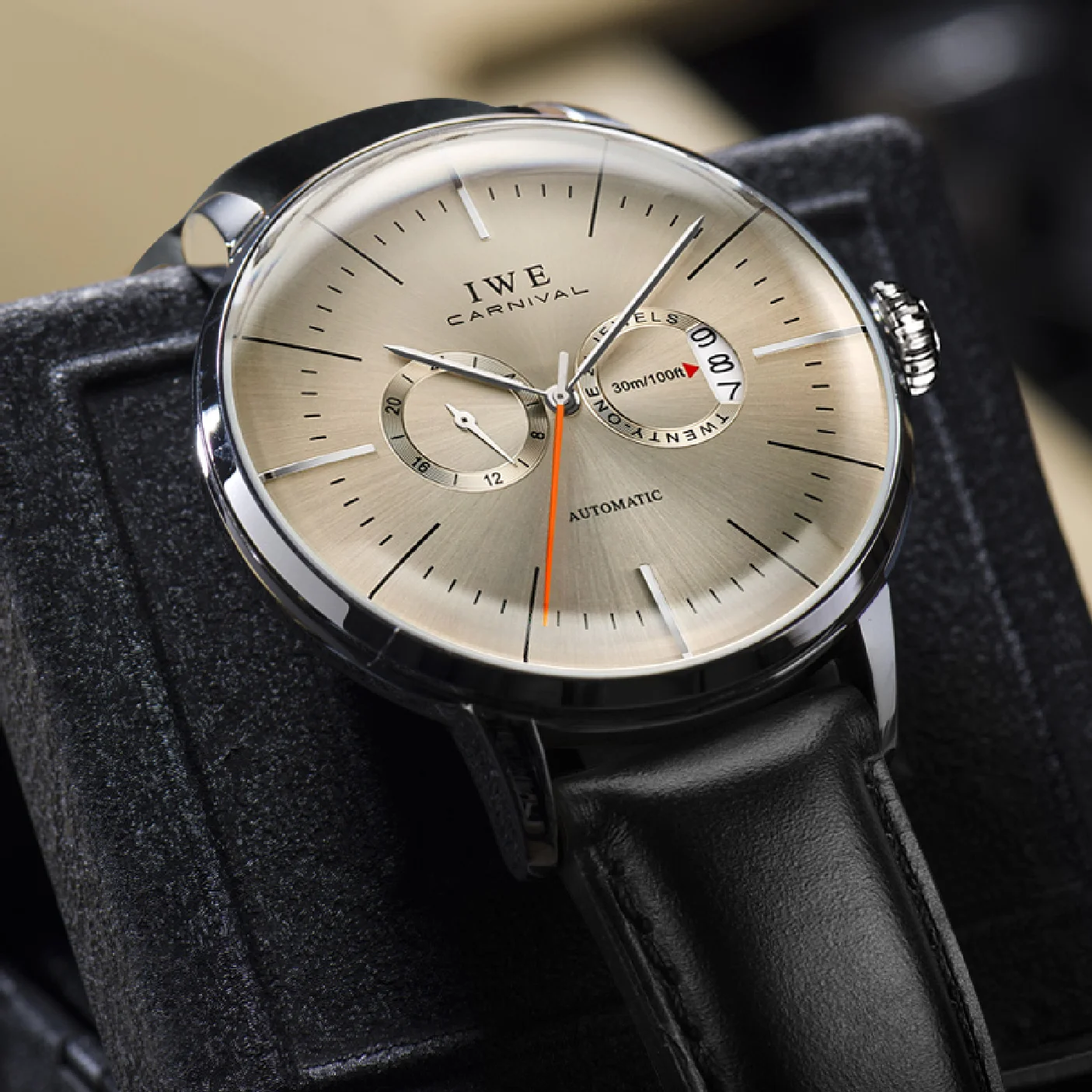 

CARNIVAL Sapphire Glass MIYOTA Movement GMT Mechanical Watches 30m Waterproof Classic Fashion Luxury Automatic Watch