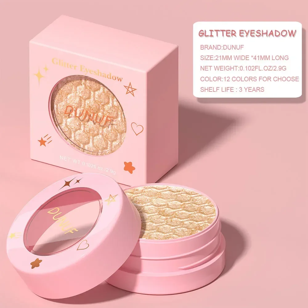 Монохромные тени для век 12 цветов