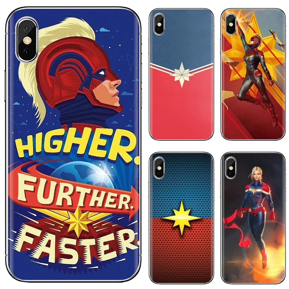 

Captain Marvel Carol Danvers Buy Silicone Phone Case For iPhone 10 11 12 13 Mini Pro 4S 5S SE 5C 6 6S 7 8 X XR XS Plus Max 2020