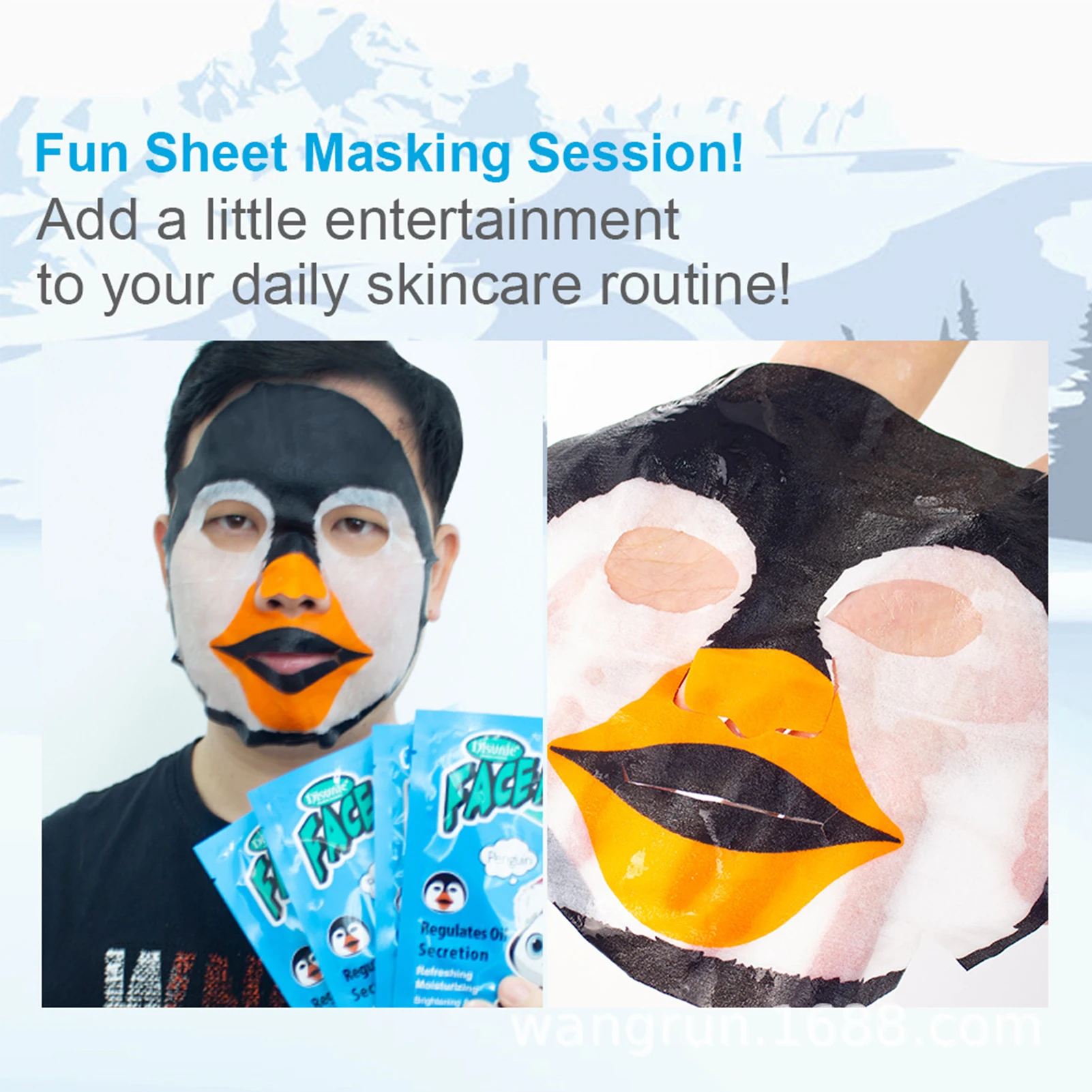 

Hydrating Sheet Ma-sk Panda Penguin Cat Tiger Facial Masque Spa Beauty Salon Skincare Whitening Facial Treatment Unmissable