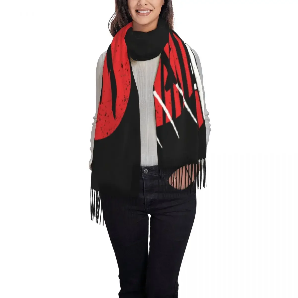 Модные шарфы Maverick с рисунком фотообои зимние женские Topgun