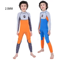 2 5mm kids neoprene one piece long sleeve spearfishing wetsuit scuba underwater hunting swim snorkeling keep warm diving suit