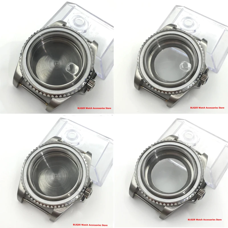 

Bliger New 43mm Stainless Steel Watch Case Sapphire Glass Fluted Bezel for NH34 NH35 NH36 MingZhu2813 PT5000 Miyota8215 Movement