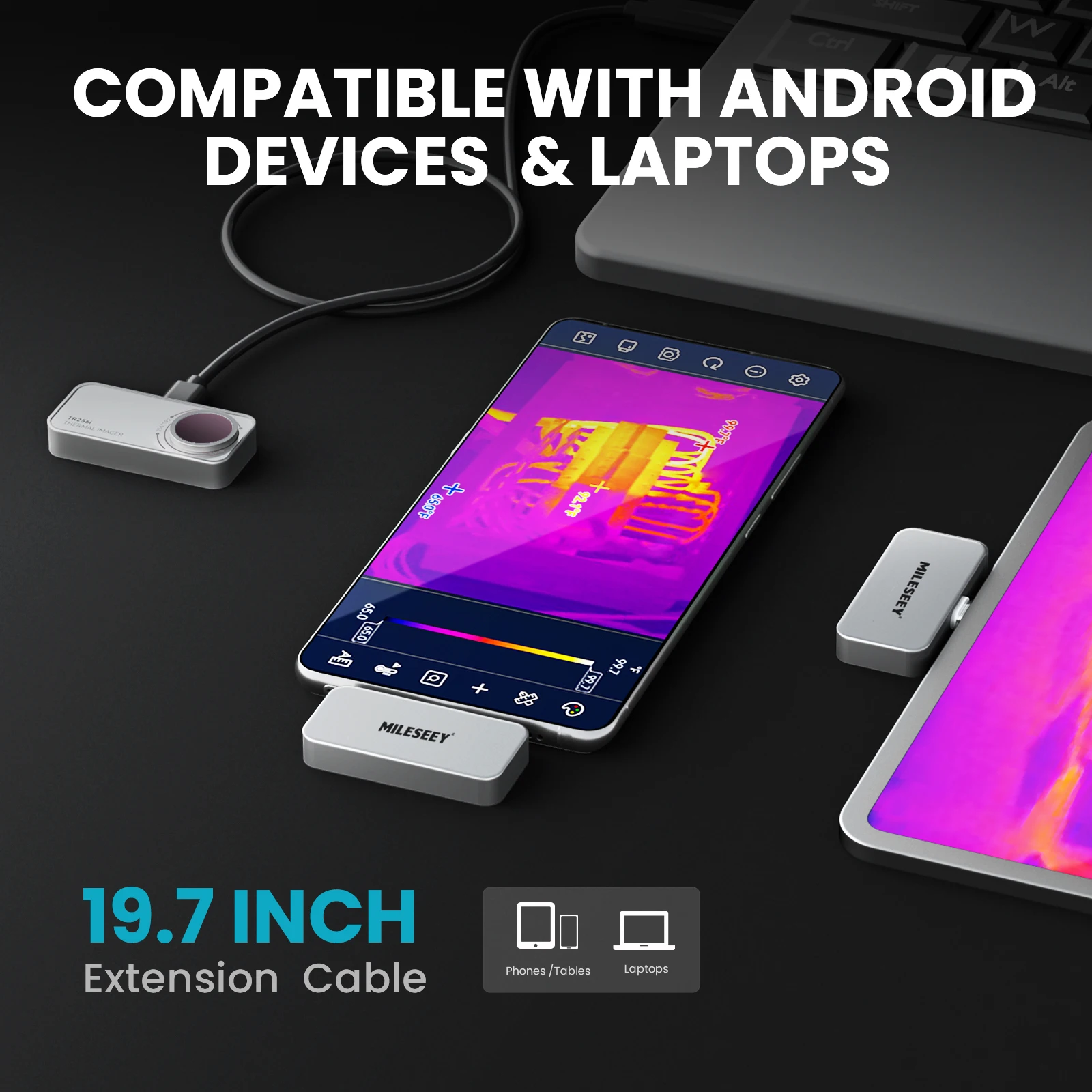 Термометр MILESEEY TR256i для Android