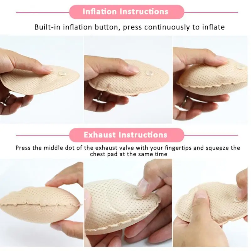 Вкладыш для бюстгальтера подушка с надувной пуш-ап 0 поролоновых вкладышей груди