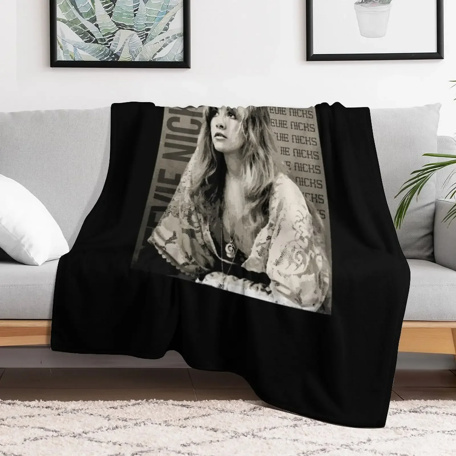 Плед для пикника Stevie Nicks с музыкальными иконами пушистые полярные одеяла диваны