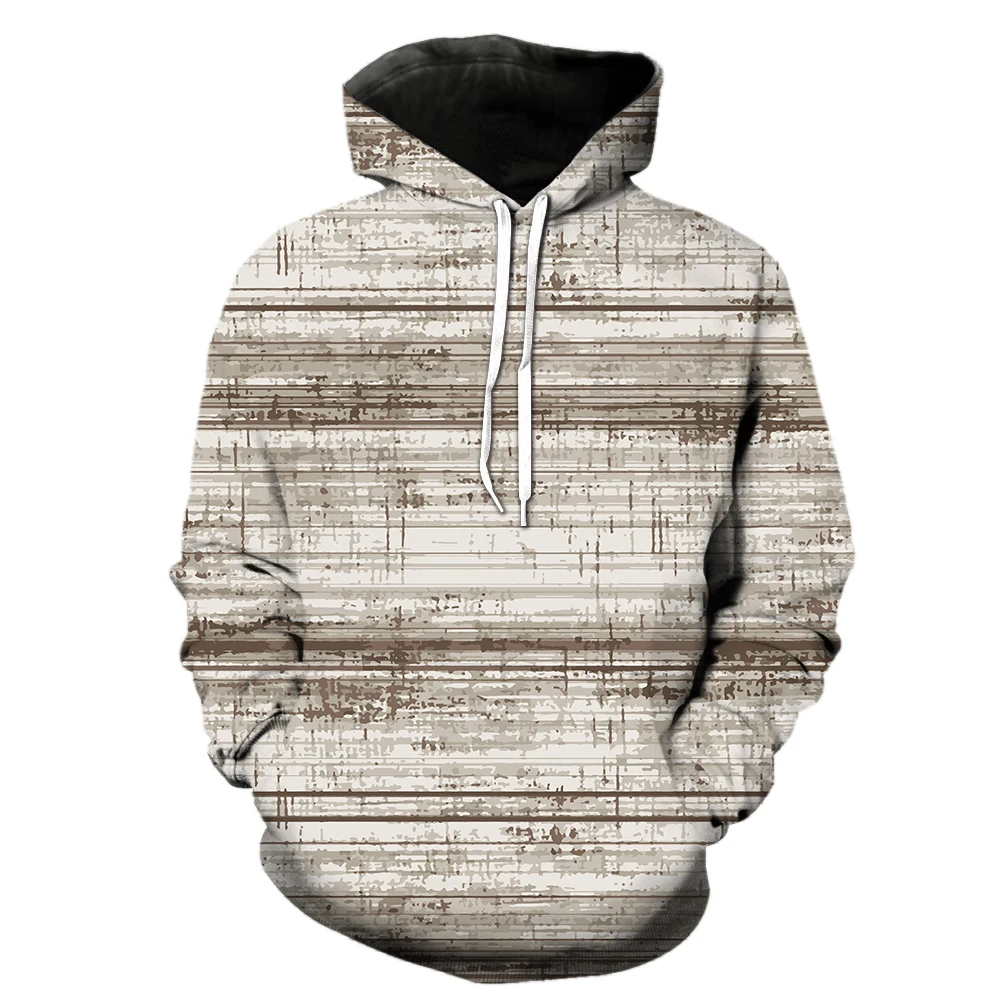 

French Style Stripe Men's Hoodies 2022 Hot Sale Unisex Spring With Hood Jackets Cool Tops Sweatshirts 3D Printed Funny Pullover