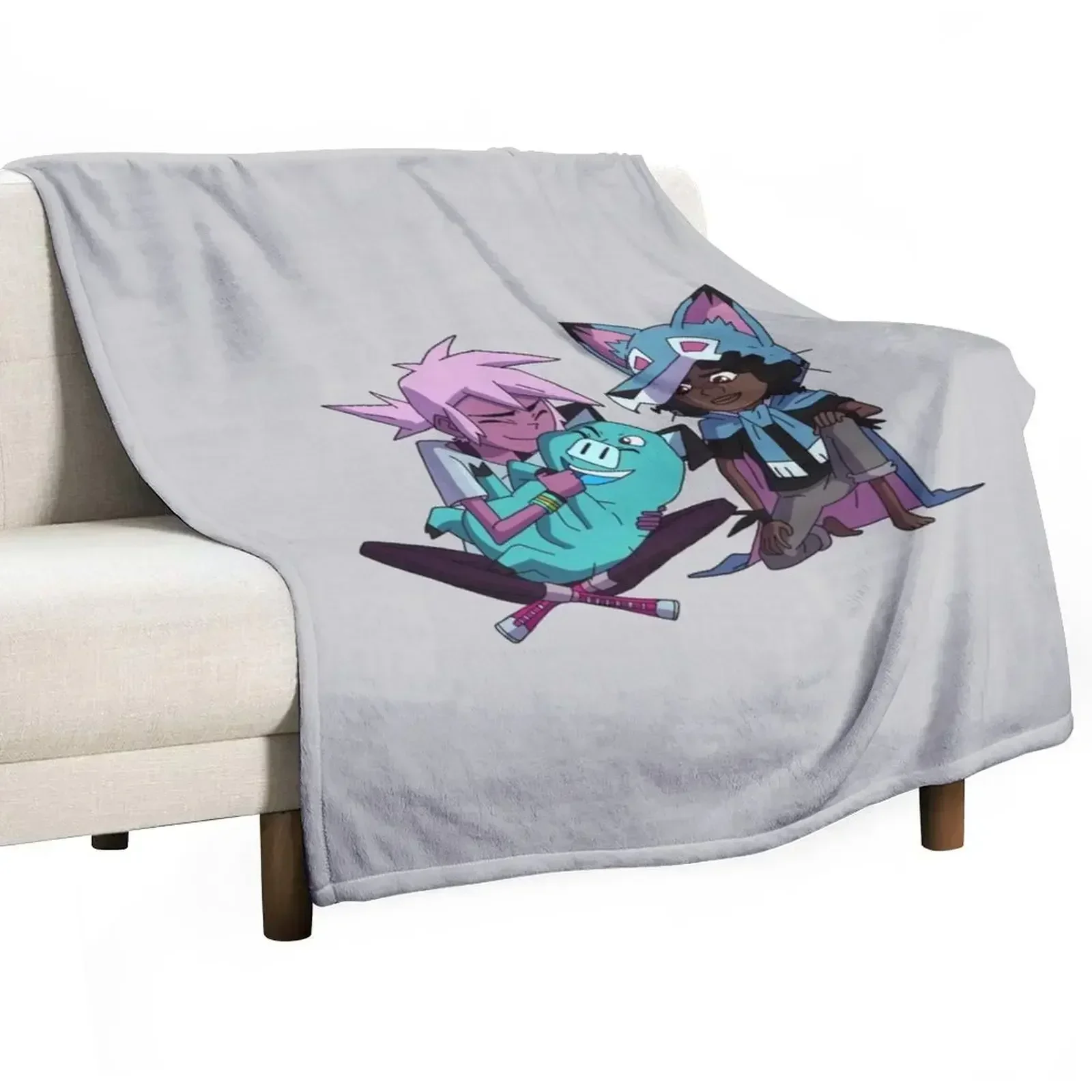 Kipo Wolf &amp Mandu - And The Age Of Wonderbeasts Пледы Фланелевые тяжелые одеяла для сна Одеяла