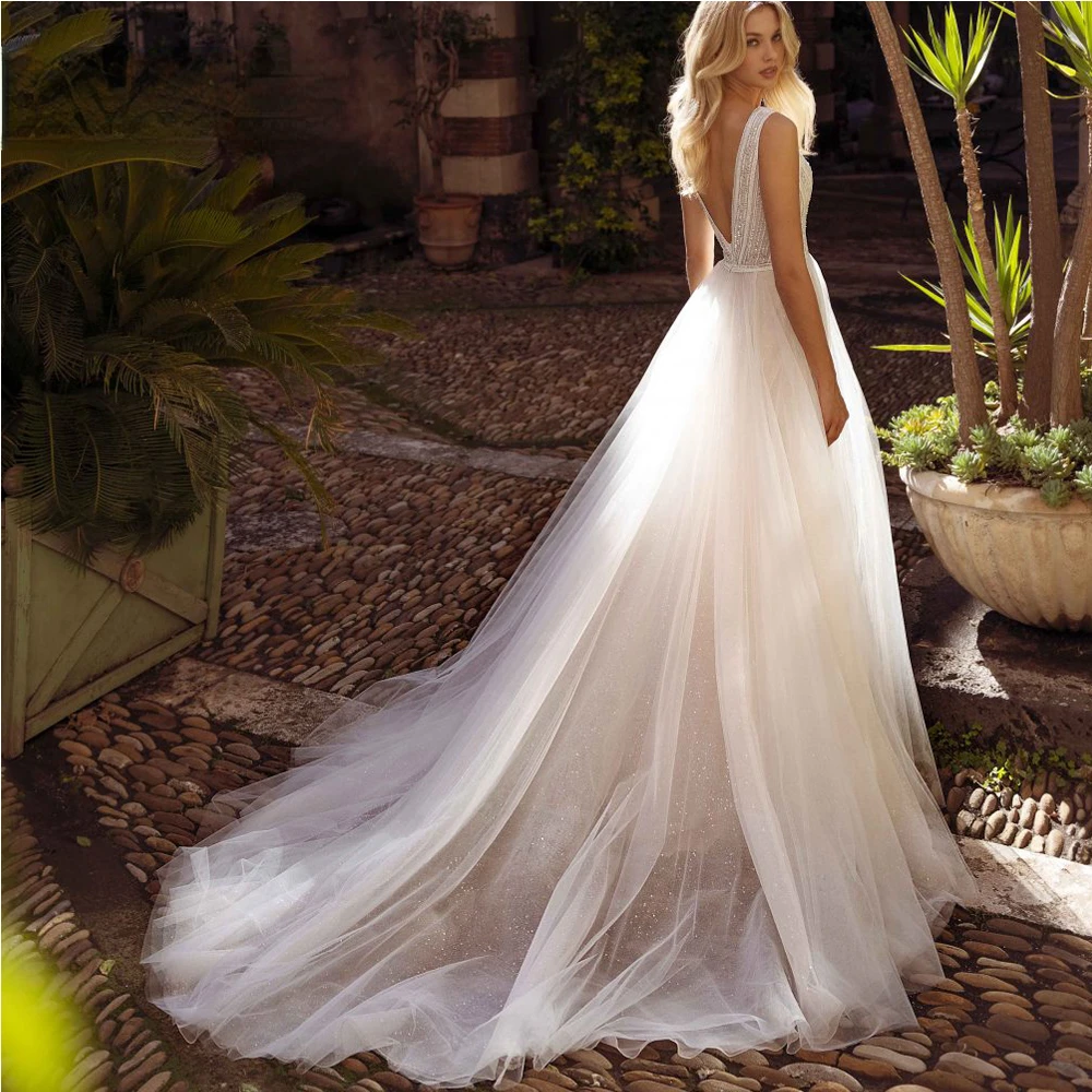 Свадебное платье EAEOVNI BOHO без рукавов