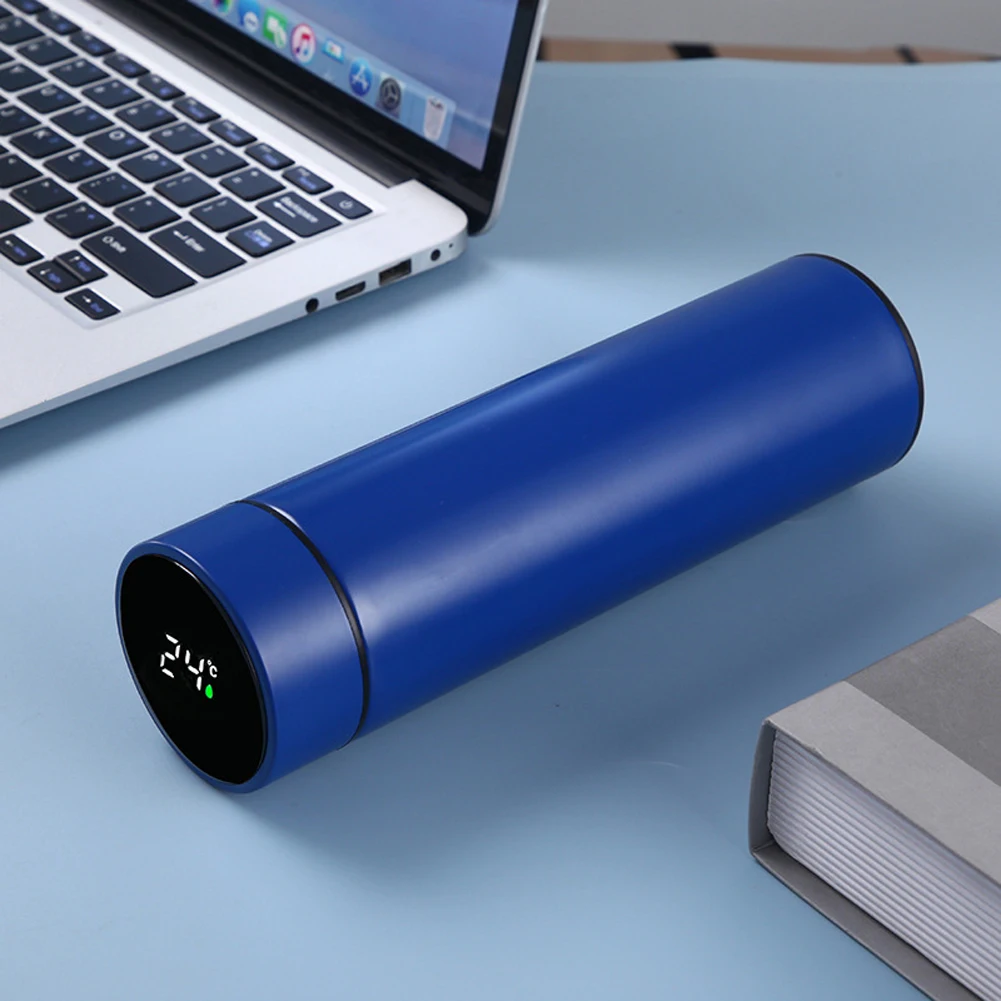 Термос из нержавеющей стали 500 мл с индикатором температуры