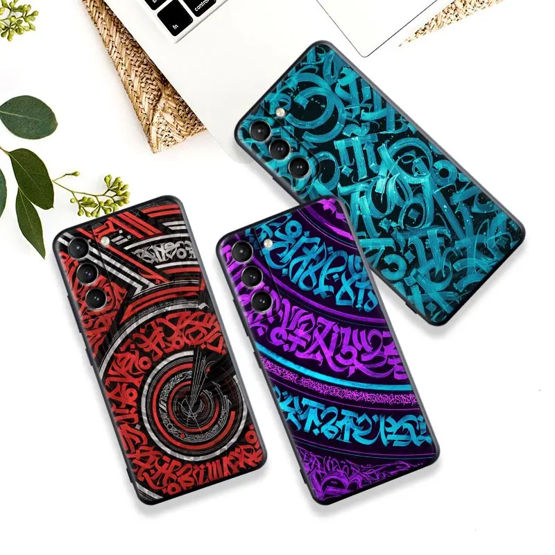 

Pokras Lampas Art Graffiti Silicone Case For Samsung Galaxy S23 S22 S21 S20 Ultra FE Cover For Galaxy S22 s23 S21 S10 Plus Cases