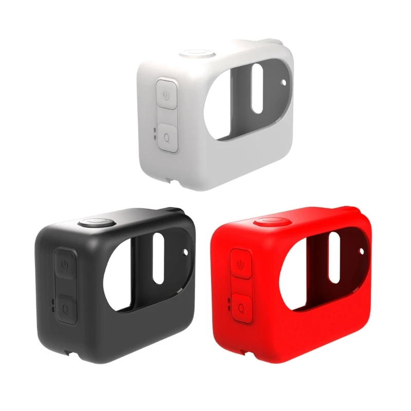 

Soft Silicone Case Protective Cover Shock-proof Protections Sleeve for 360 GO 3 Thumb Camera Charging Box Housing Skin 896C