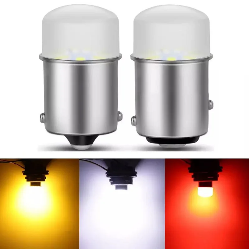 

1Pc P21W P21 5W LED Bulb 1156 1157 BA15S BAY15D Led Car Signal Lamp R5W R10W DRL Daytime Running Light 12V Auto White Yellow Red