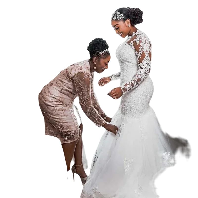 Новейшие свадебные платья больших размеров в арабском стиле с кружевом и бисером