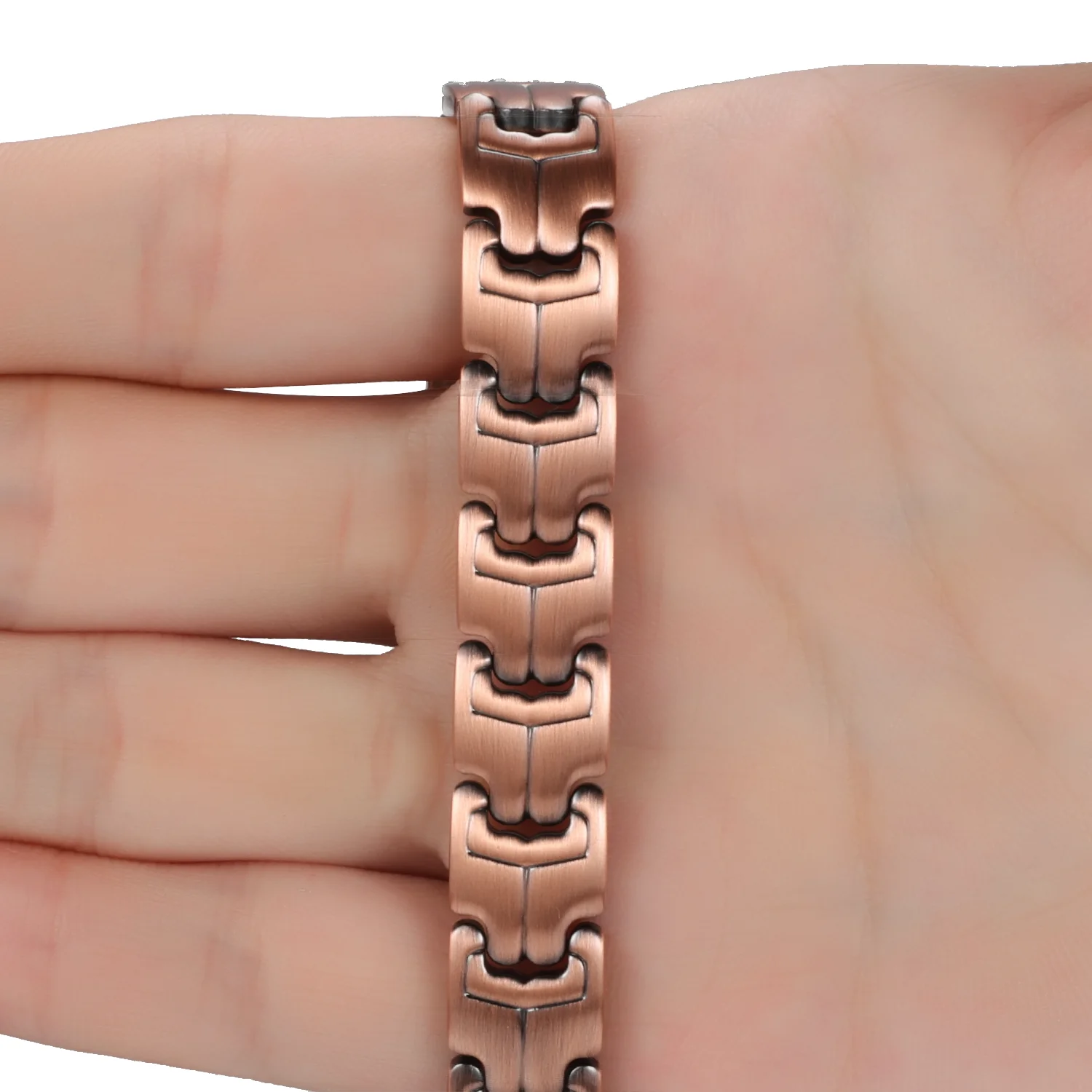 Nantii Powerful Bio Health Copper Magnetic Men Bangle Vintage Healing Gemanium Wristband Charm Supreme Quality |