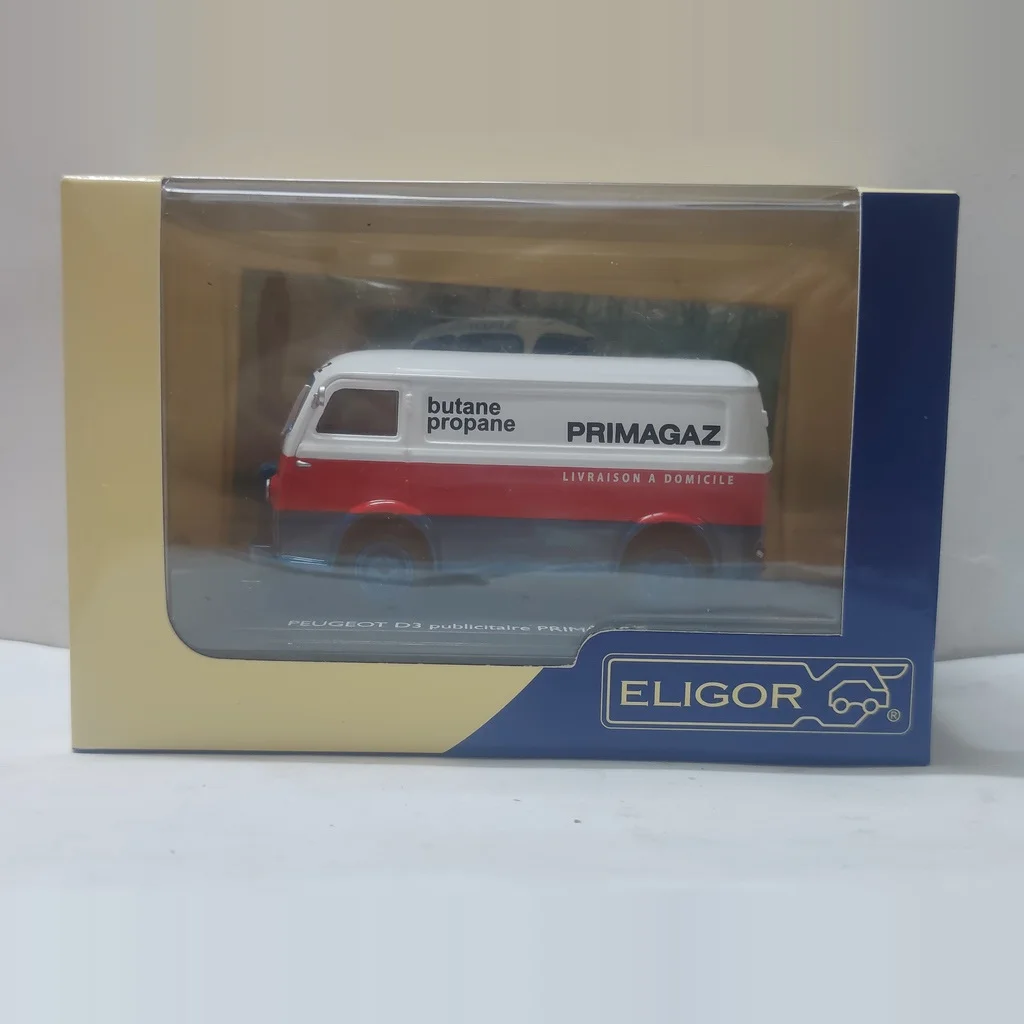 Фото Литой под давлением масштаб 1:43 ELIGOR PEUGEOT D3 Publicitaire PRIMAGAZ, модель автомобиля из сплава, Коллекционная игрушка, подарок, сувенир, украшение для дисплея №1