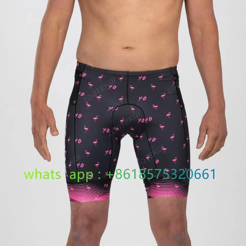 Шорты Zootekoi мужские для триатлона без бретелек спортивные дышащие бега плавания