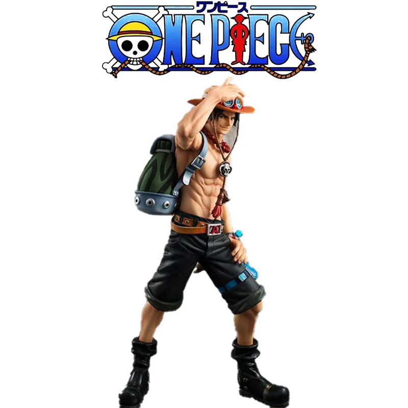 

Bandai Anime One Piece Fire Fist Ace Action Figure Figurine Toys PVC Model High Quality Face Replaceable Collection Gifts